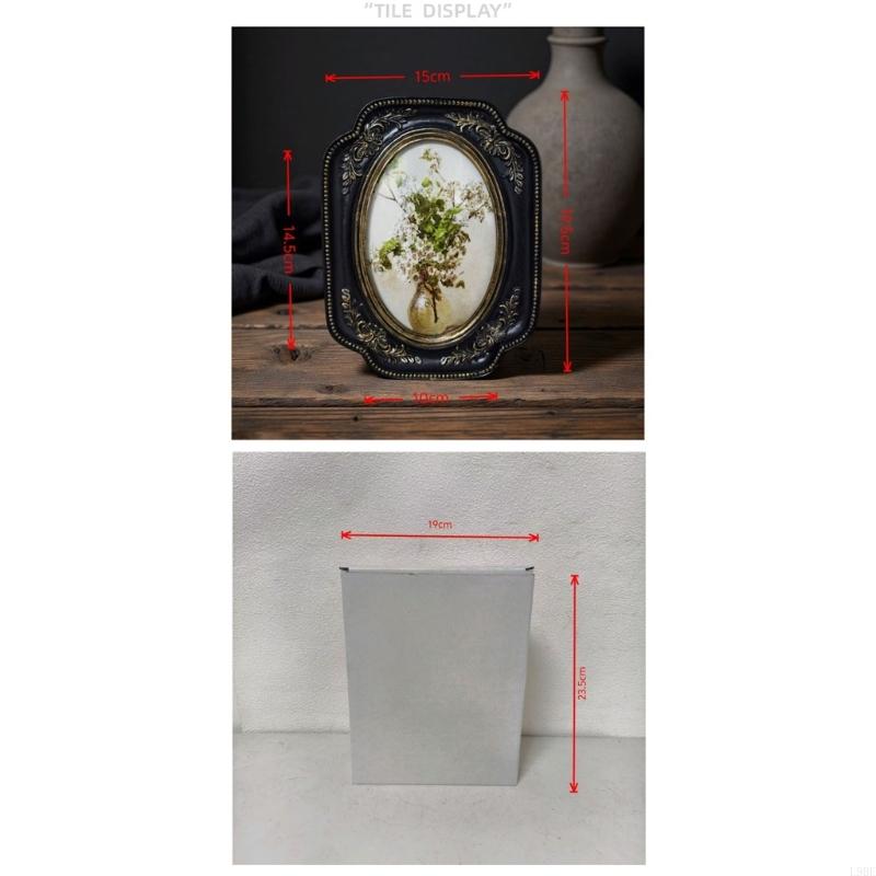 Resin Art Gallery - L9BE Retro Picture Frame,Antique Ornate Photo