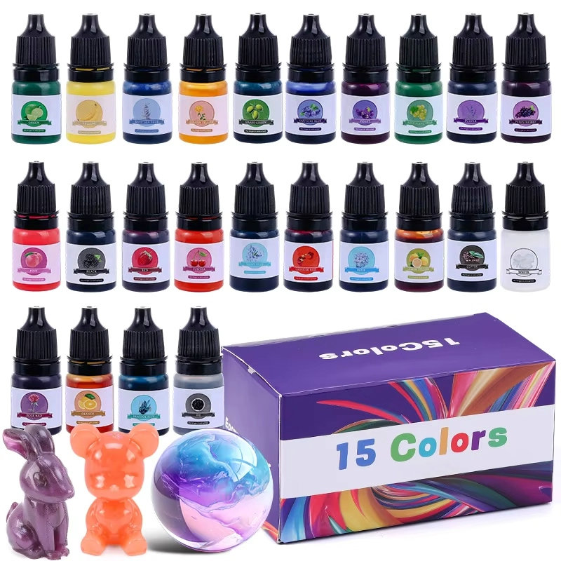 Resin Dye Opaque - Epoxy Resin Color Pigment 24 Vivid
