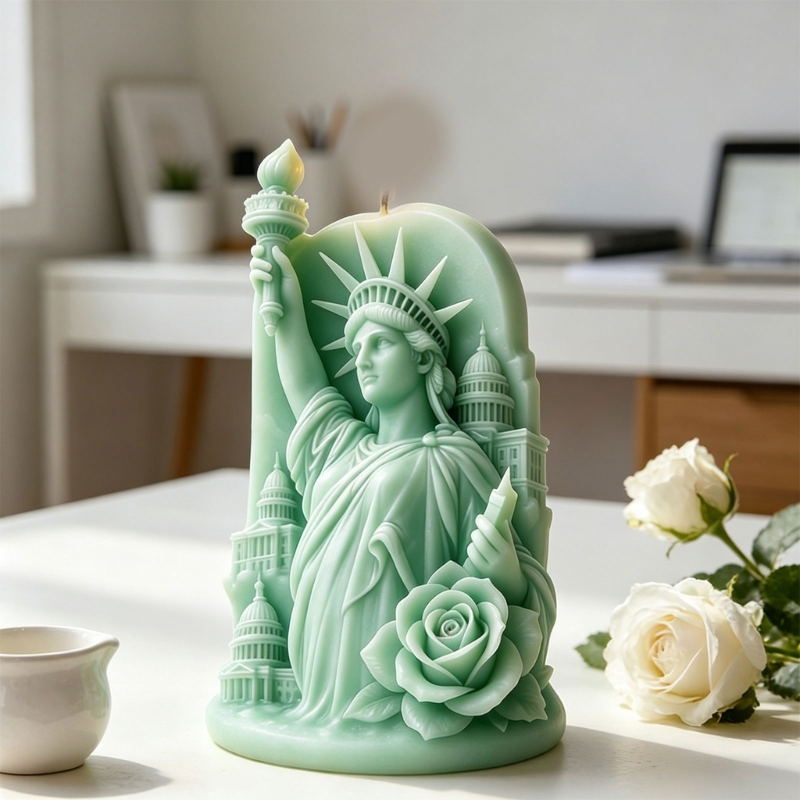 Resin Art For Anniversary Gift - F68D 3D Statue Of Embossing Silicone