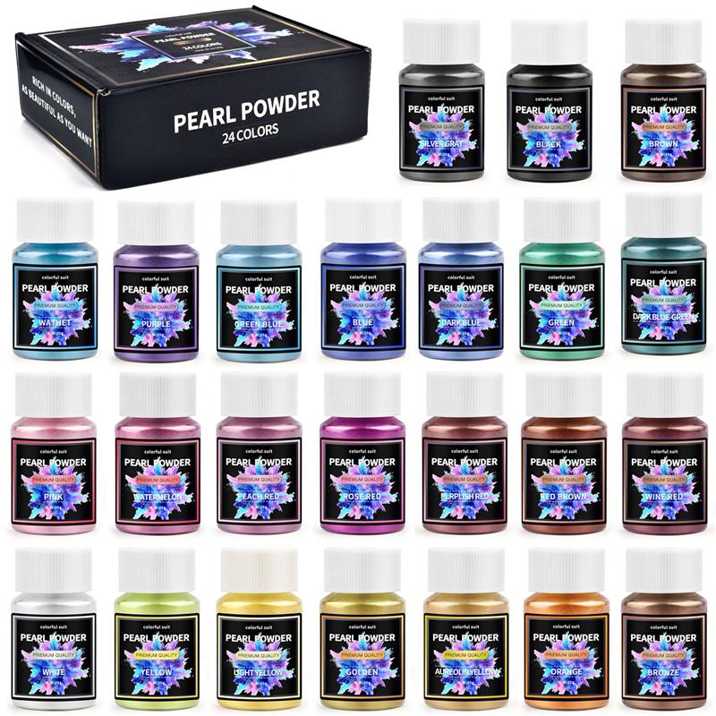 Resin Dye Opaque - 6/24/30Colors Epoxy Resin Dye Mica Powder