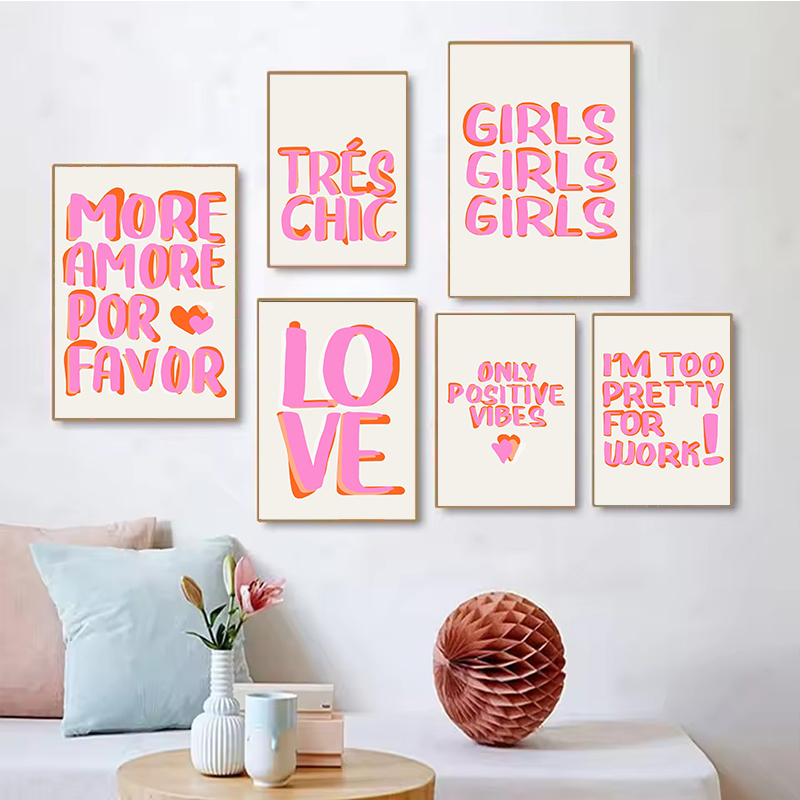 Resin Art Quote - Nordic More Amor Por Favor Colorful