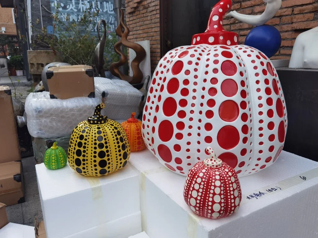 Kusama Yayoi Pumpkin Statue Ja - Resin Art Ocean review and price
