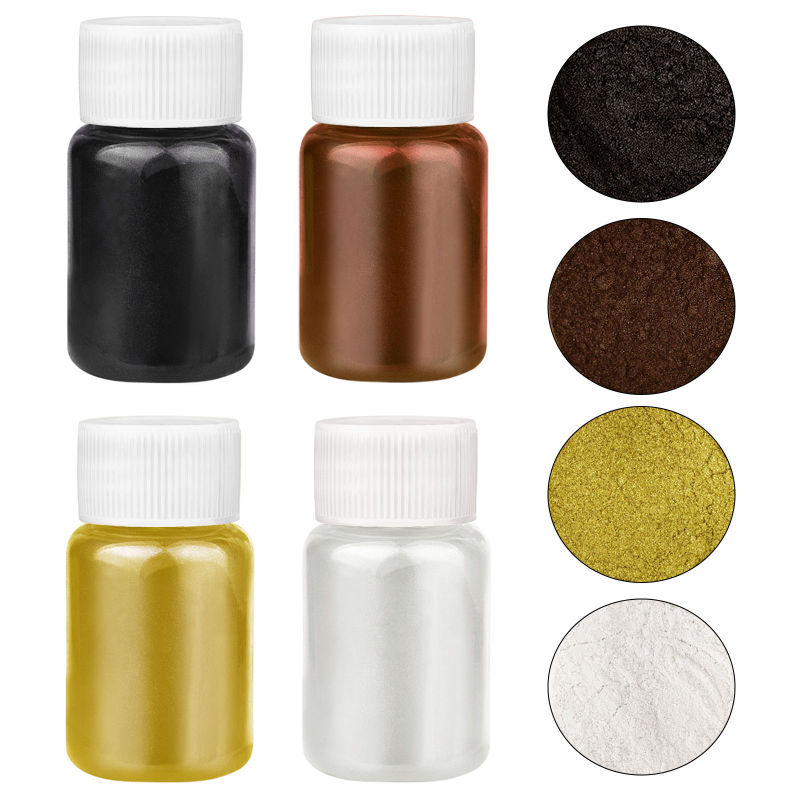 4 Colors/Set Pearlescent Powde - Resin Dye Opaque review and price
