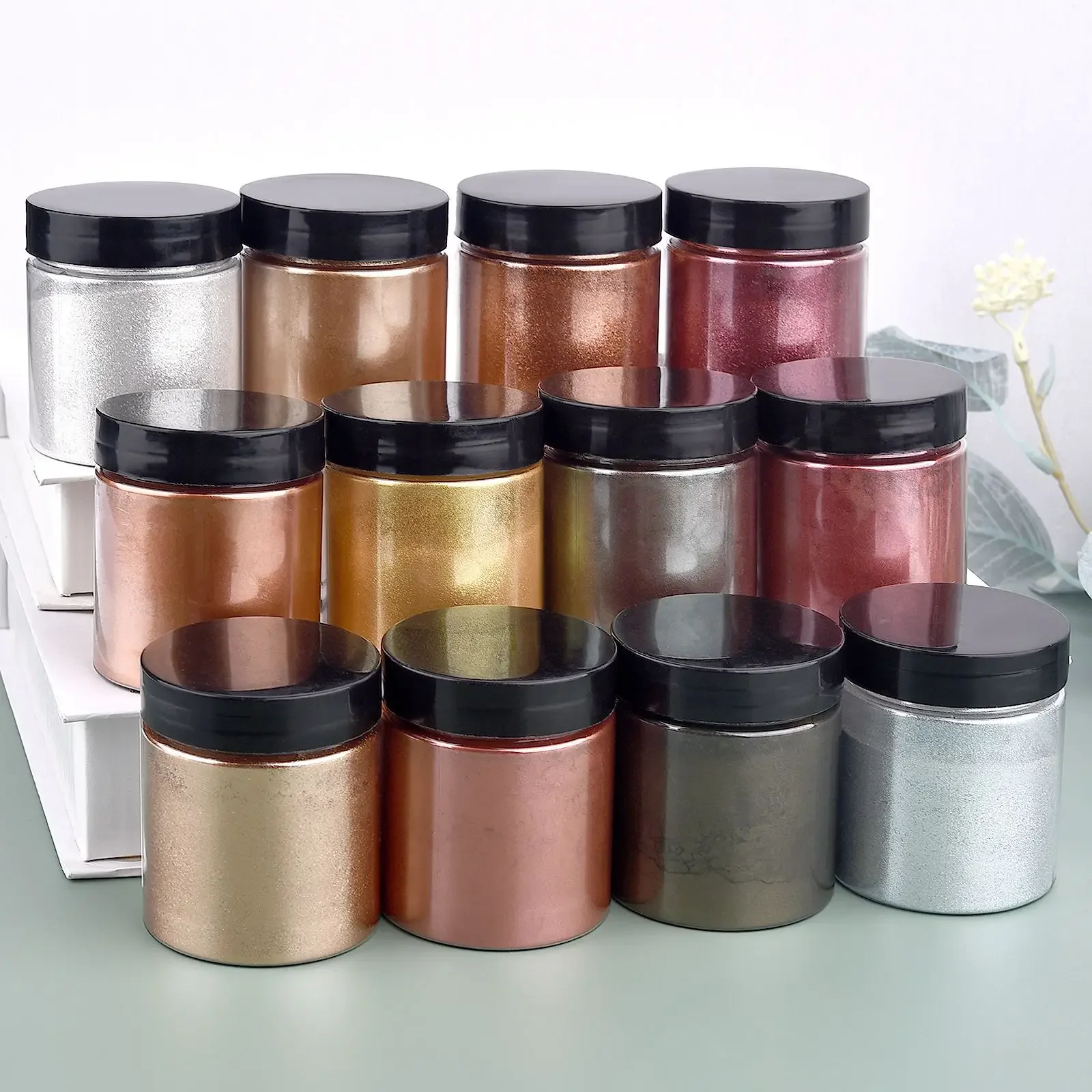 50g/Bottle Metallic Glitter Po - Resin Dye Opaque review and price