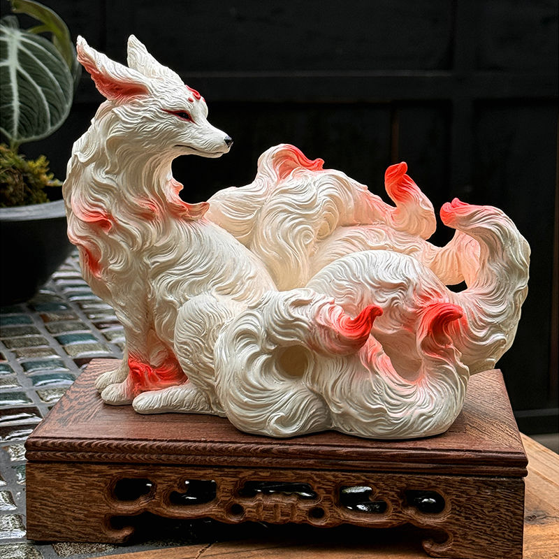 Nine-Tailed Fox Ornaments Fox  - Resin Art For Anniversary Gift review and price