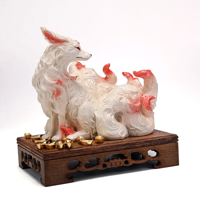 Nine-Tailed Fox Ornaments Fox  - Resin Art For Anniversary Gift review and price