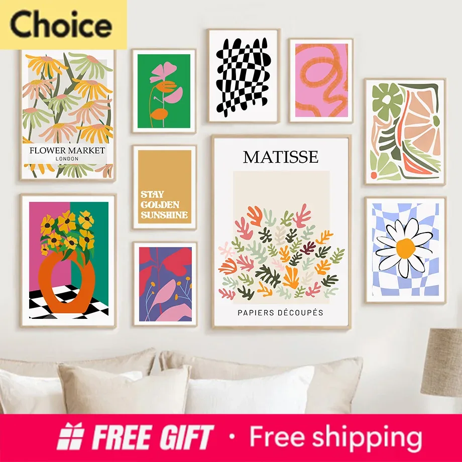 Abstract Matisse Flower Market - Resin Art Gallery review and price