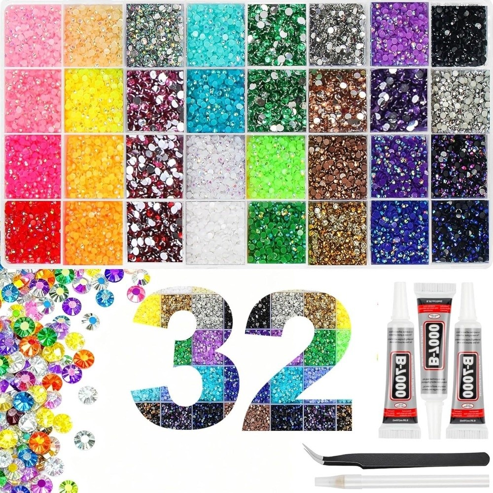Multicolor Resin Rhinestone Ki - Resin Art Supplies review and price