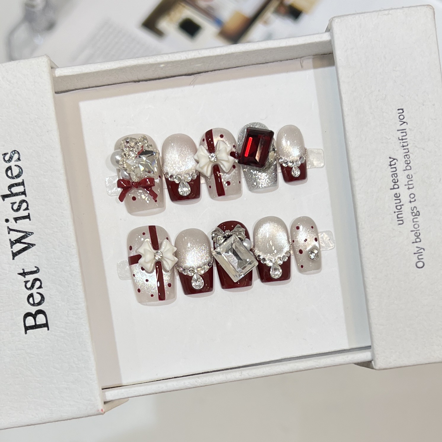 10pcs Bowknots Wave Point Pres - Resin Art Ocean review and price