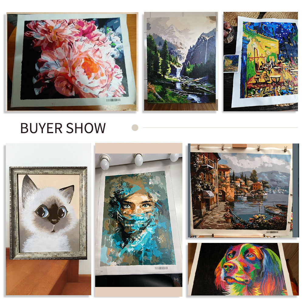 24/36/48 Color Photo Custom Pa - Resin Art On Canvas review and price