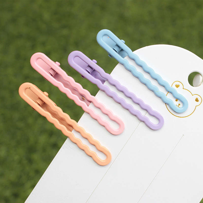 Colorful niche wave hair clip, - Resin Art Ocean review and price