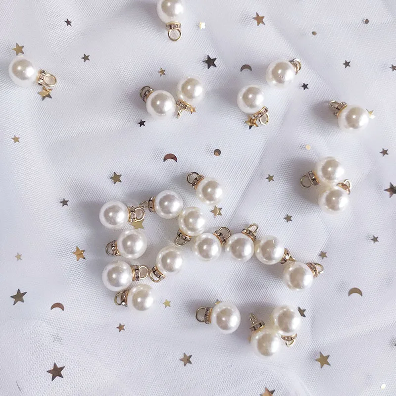 30Pcs Round Pearl Diamond Pend - Resin Art For Anniversary Gift review and price