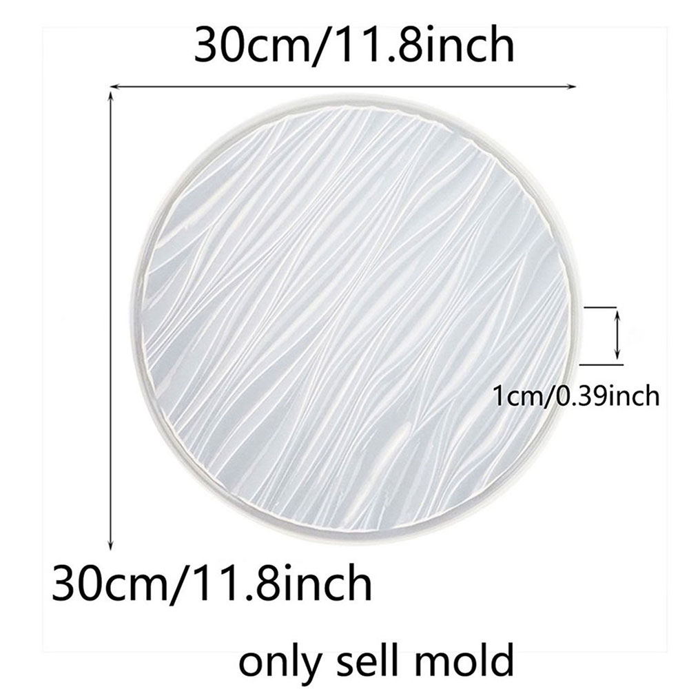 Large Round Tray Silicone Mold - Resin Art Ocean review and price