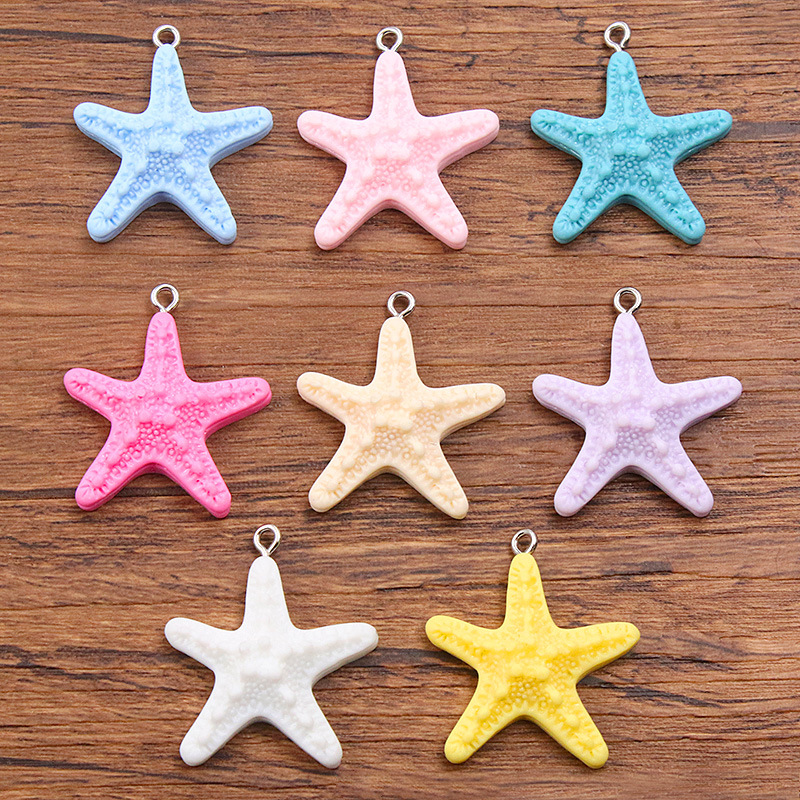 10Pcs Dopamine Color Starfish  - Resin Art Handmade review and price