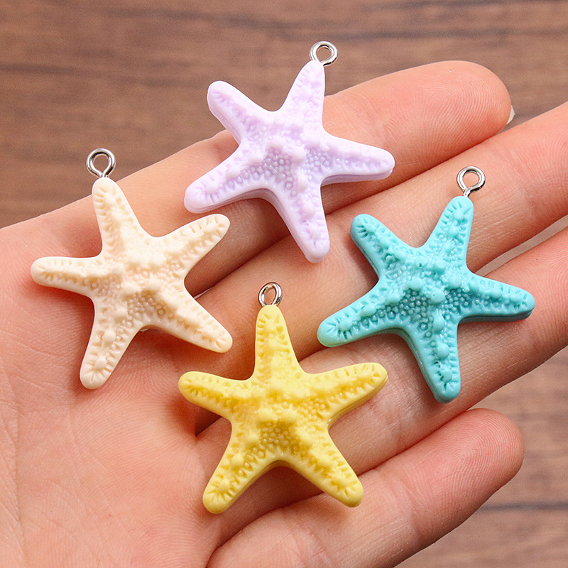 10Pcs Dopamine Color Starfish  - Resin Art Handmade review and price