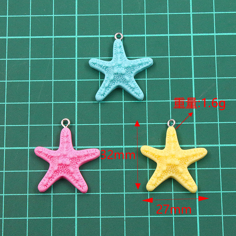 10Pcs Dopamine Color Starfish  - Resin Art Handmade review and price