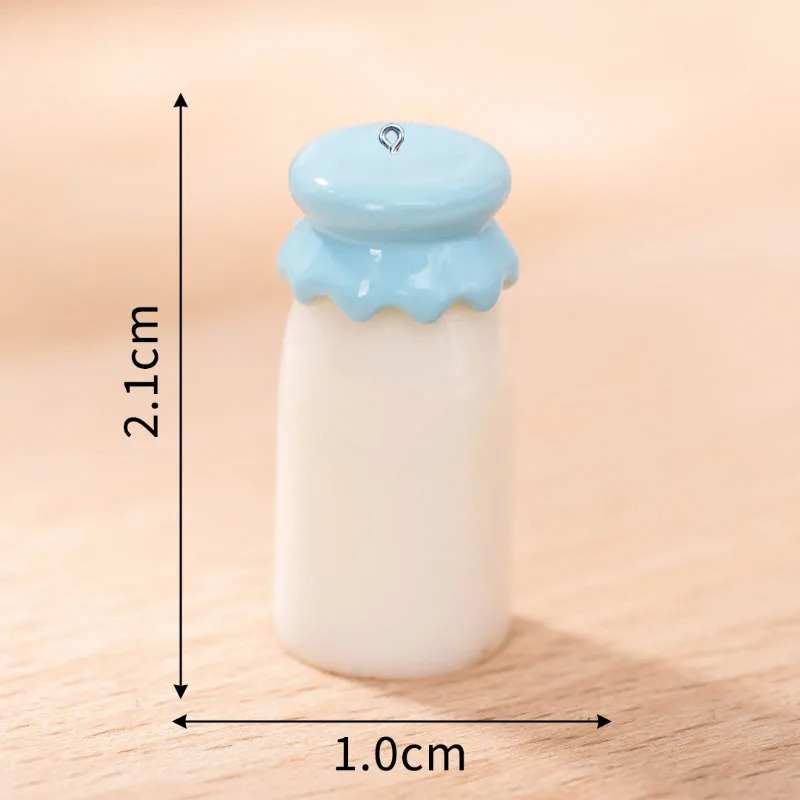 10Pcs Mini Milk Bottle Resin C - Resin Art Handmade review and price