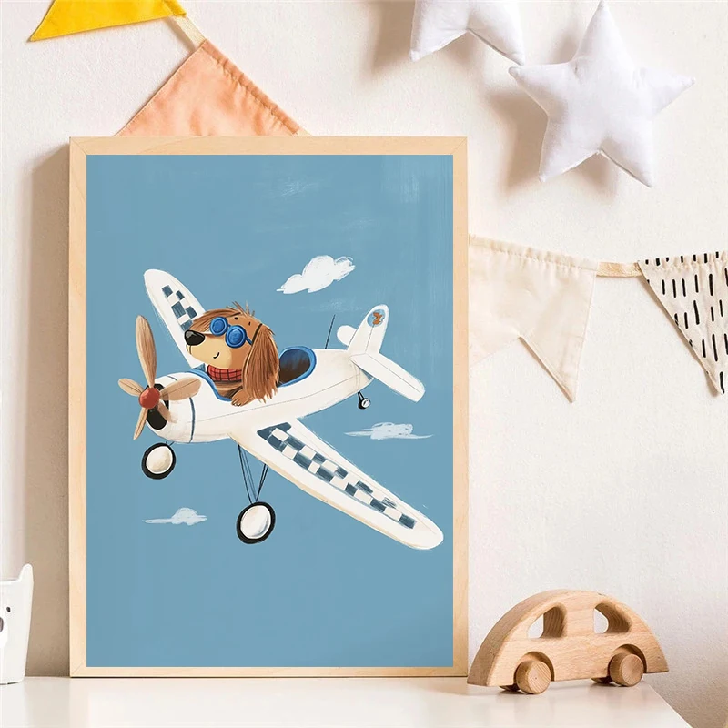 Dog Airplane Lion in Car Anima - Resin Art On Canvas review and price