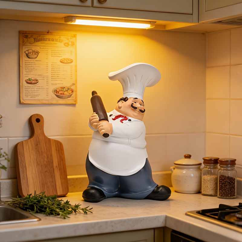 Mustache Chef-Chef Resin Statu - Resin Art Ocean review and price