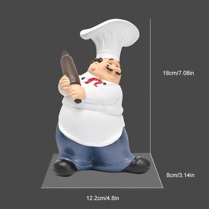 Mustache Chef-Chef Resin Statu - Resin Art Ocean review and price
