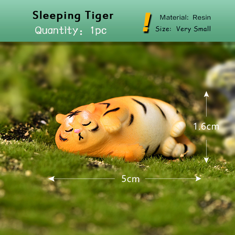 Walking Tiger Miniature Figuri - Resin Art Handmade review and price