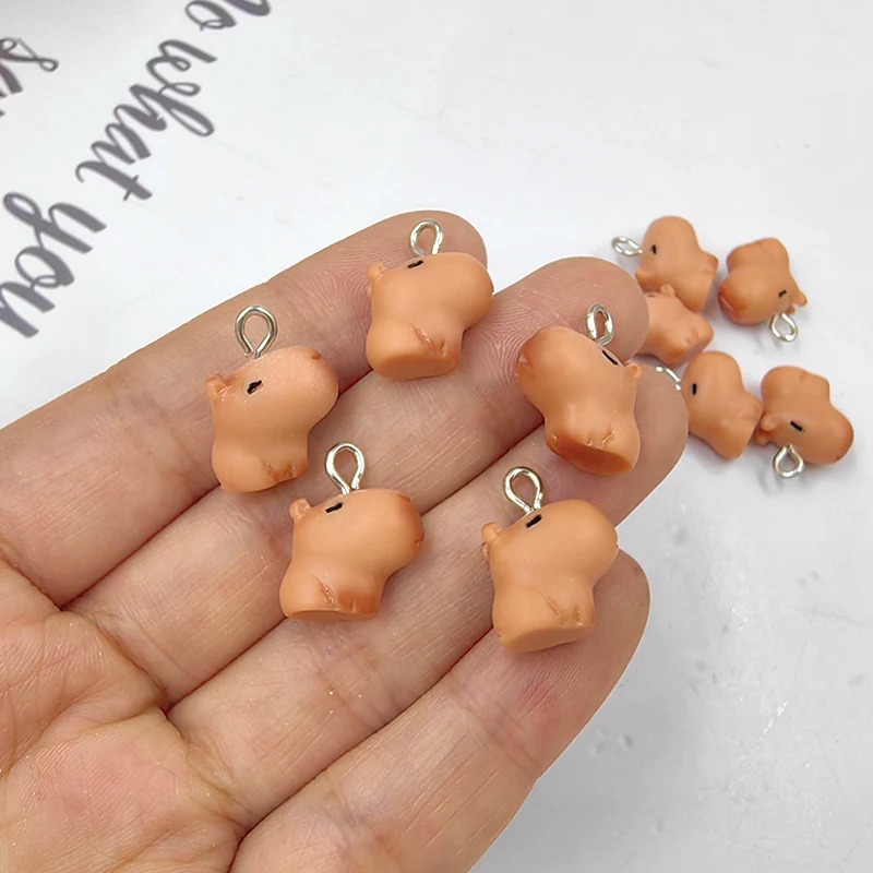 10pcs Cute Small Capybara Char - Resin Art Handmade review and price