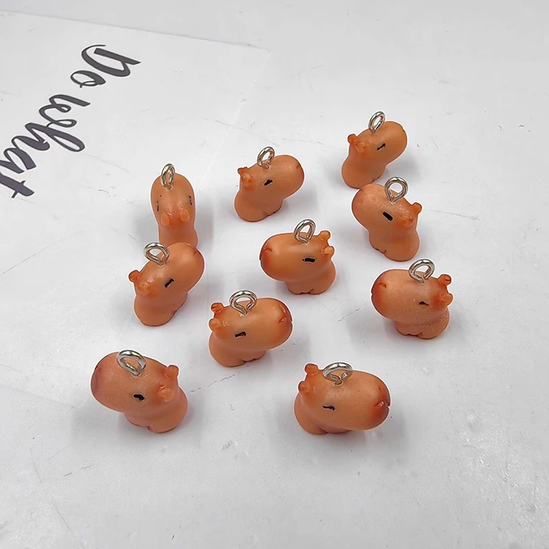 10pcs Cute Small Capybara Char - Resin Art Handmade review and price