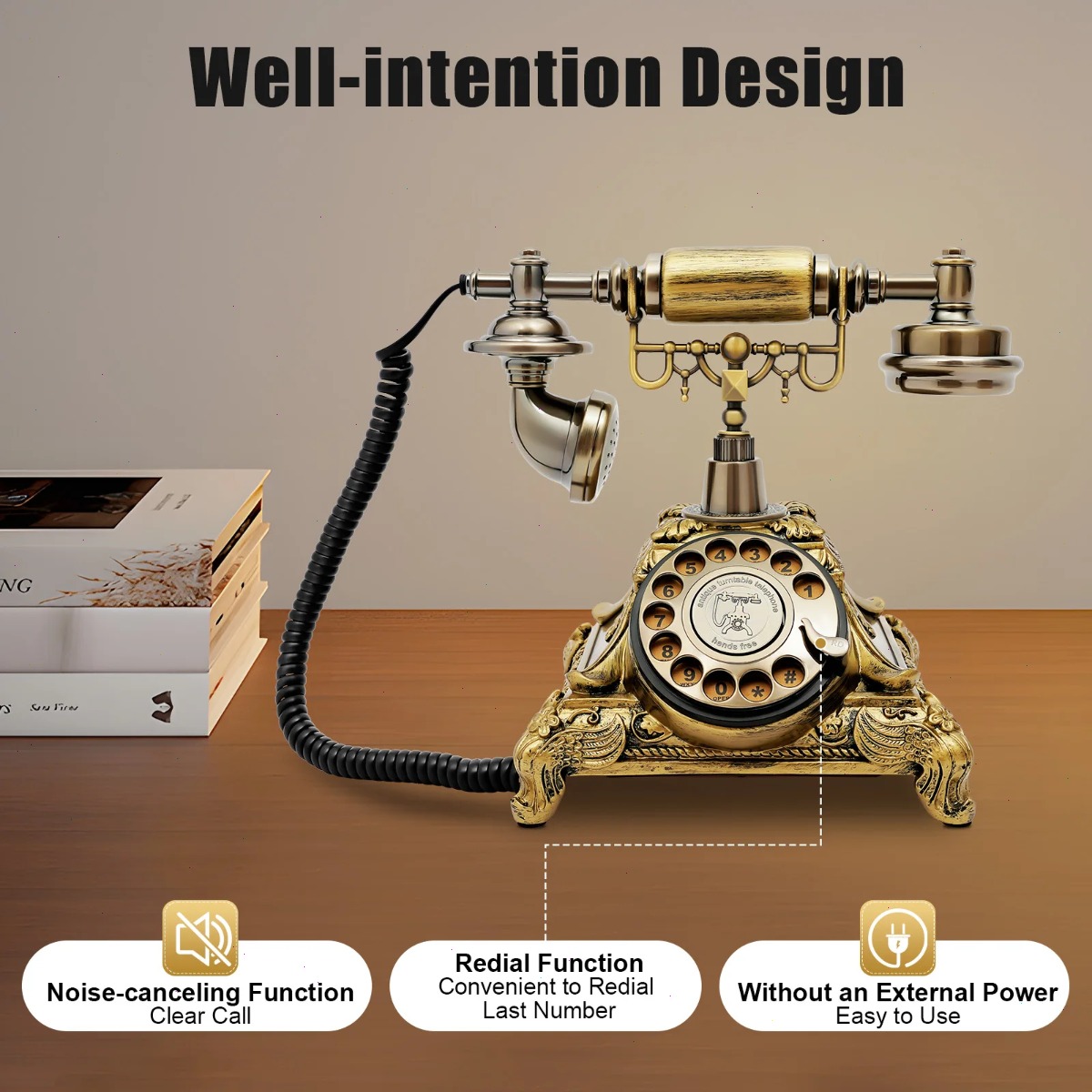 Retro Rotary Phone, Antique Ph - Resin Art Gallery review and price