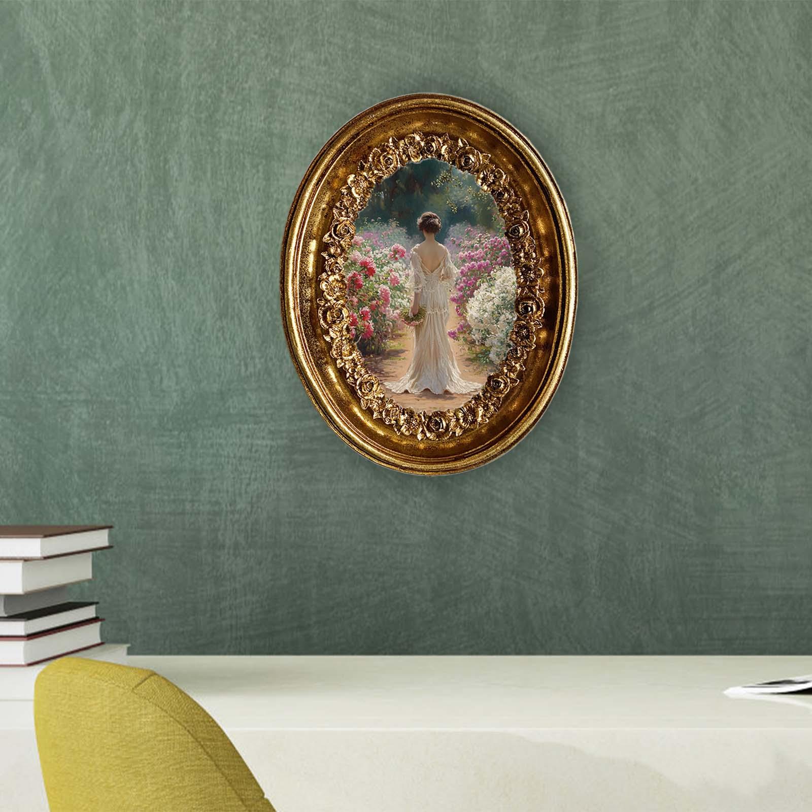 Vintage Oval Photo Frame 5.8x7 - Resin Art Gallery review and price