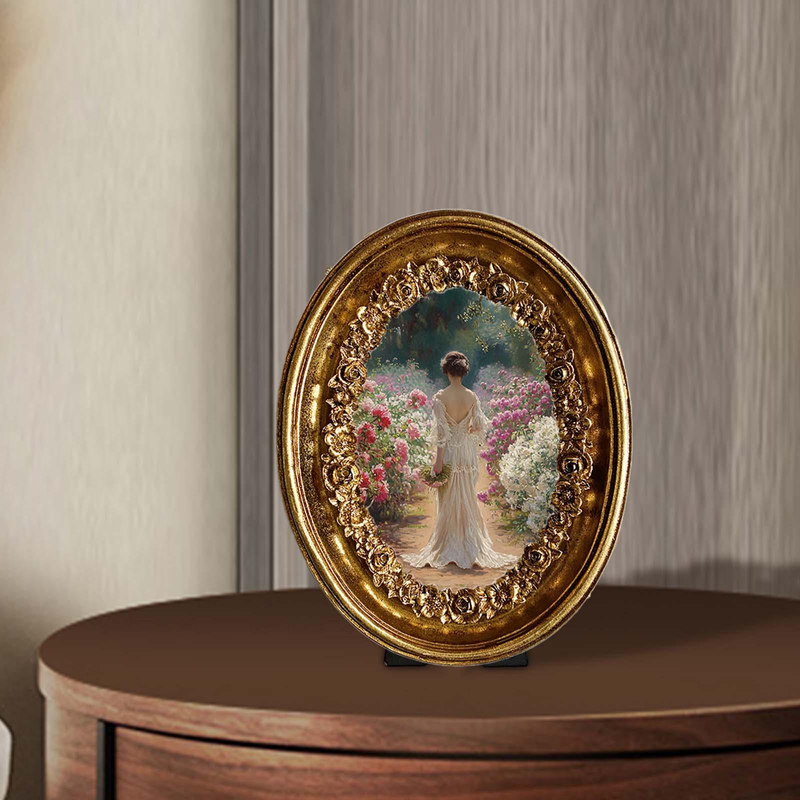 Vintage Oval Photo Frame 5.8x7 - Resin Art Gallery review and price