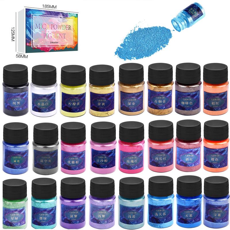24Colors Epoxy Resin Dye Mica  - Resin Dye Opaque review and price