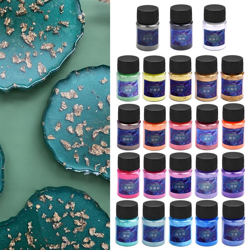 24Colors Epoxy Resin Dye Mica  - Resin Dye Opaque review and price