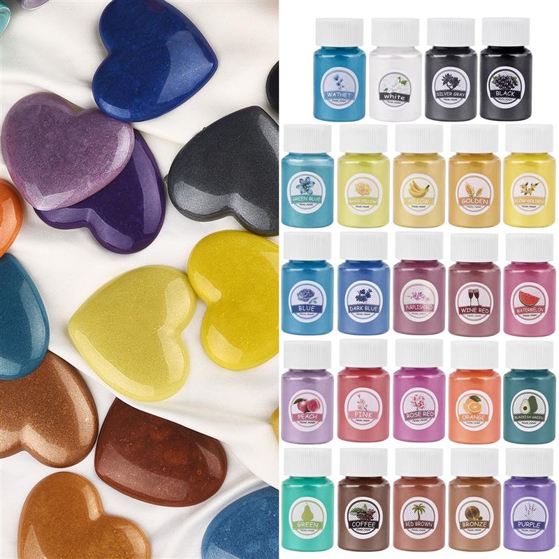 24Colors Epoxy Resin Dye Mica  - Resin Dye Opaque review and price
