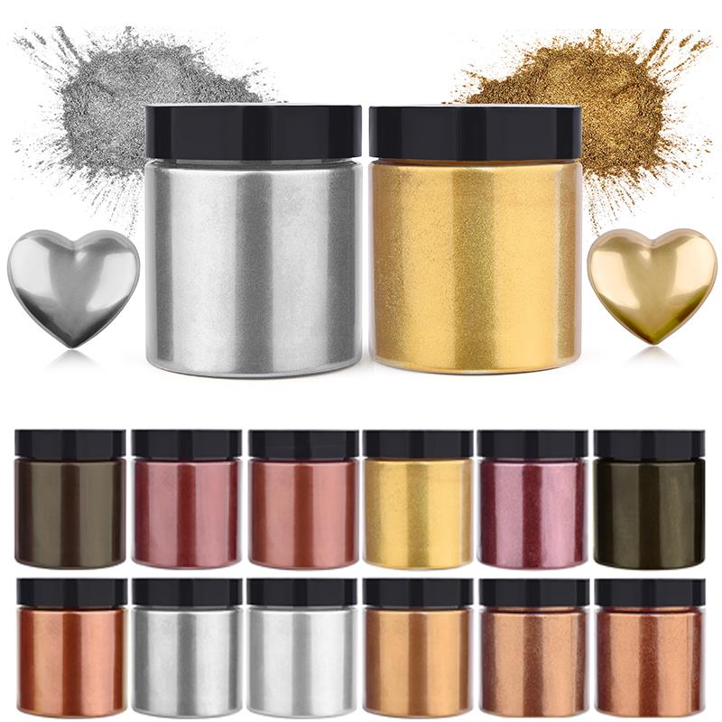 50g Shimmer Metallic Gold Silv - Resin Dye Opaque review and price