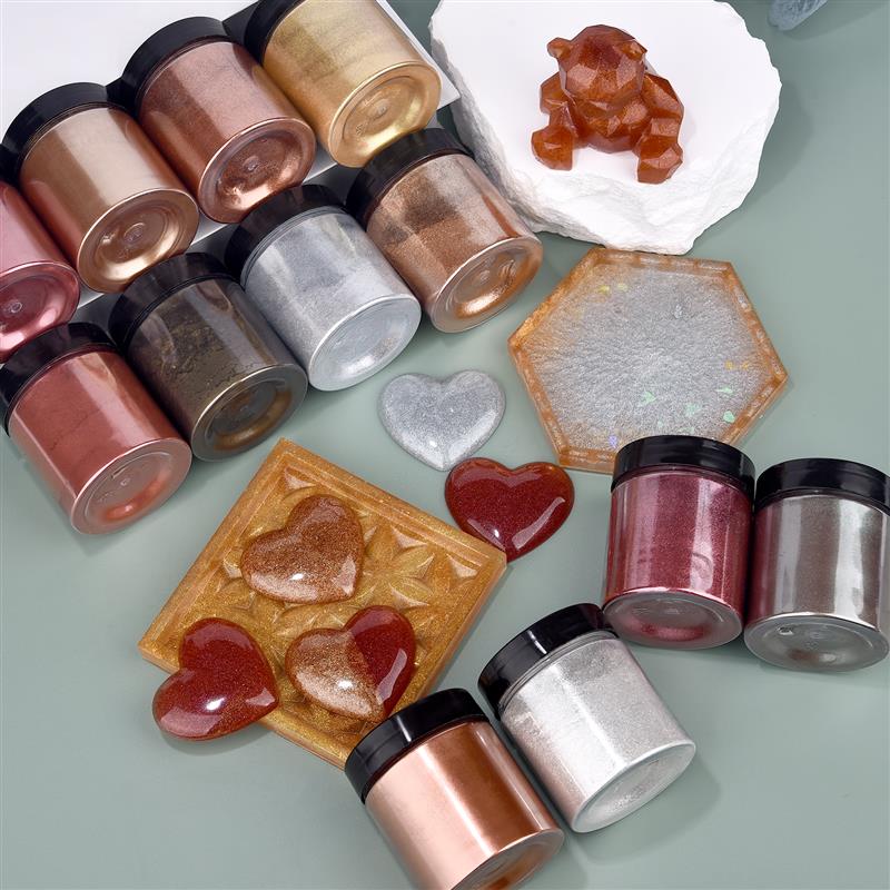 50g Shimmer Metallic Gold Silv - Resin Dye Opaque review and price