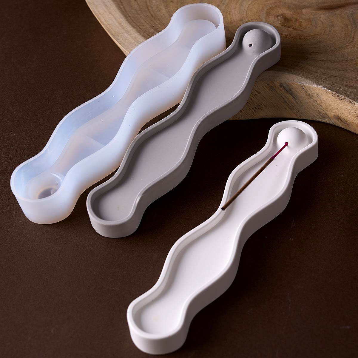 Wave Long Incense Insert Tray  - Resin Art Ocean review and price