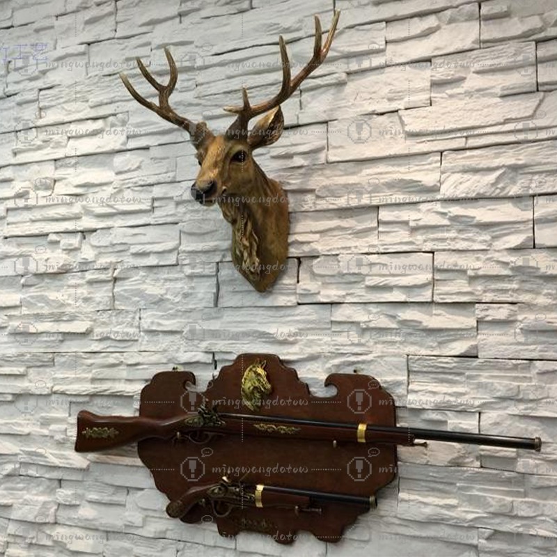 Faux Deer Head 17 inch Faux An - Resin Art Handmade review and price