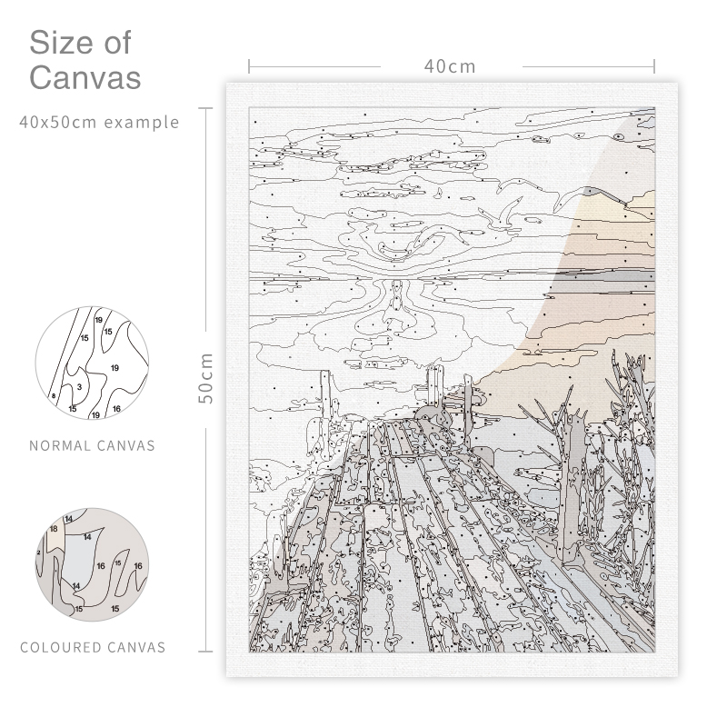 CHENISTORY Coloring By Number  - Resin Art On Canvas review and price