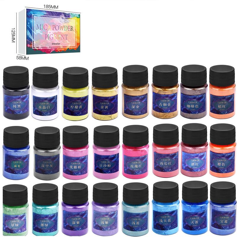 6/24/30Colors Epoxy Resin Dye  - Resin Dye Opaque review and price