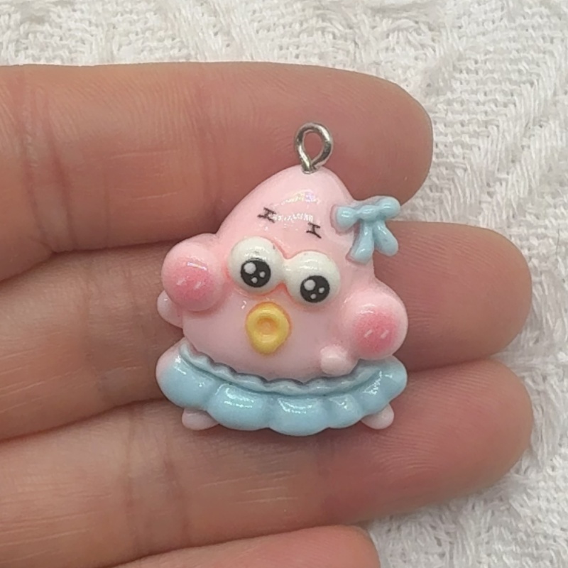 10pcs cartoon resin pendant, D - Resin Art Handmade review and price