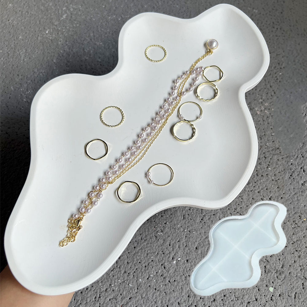 Cloud Storage Tray Concrete Mo - Resin Art Ocean review and price