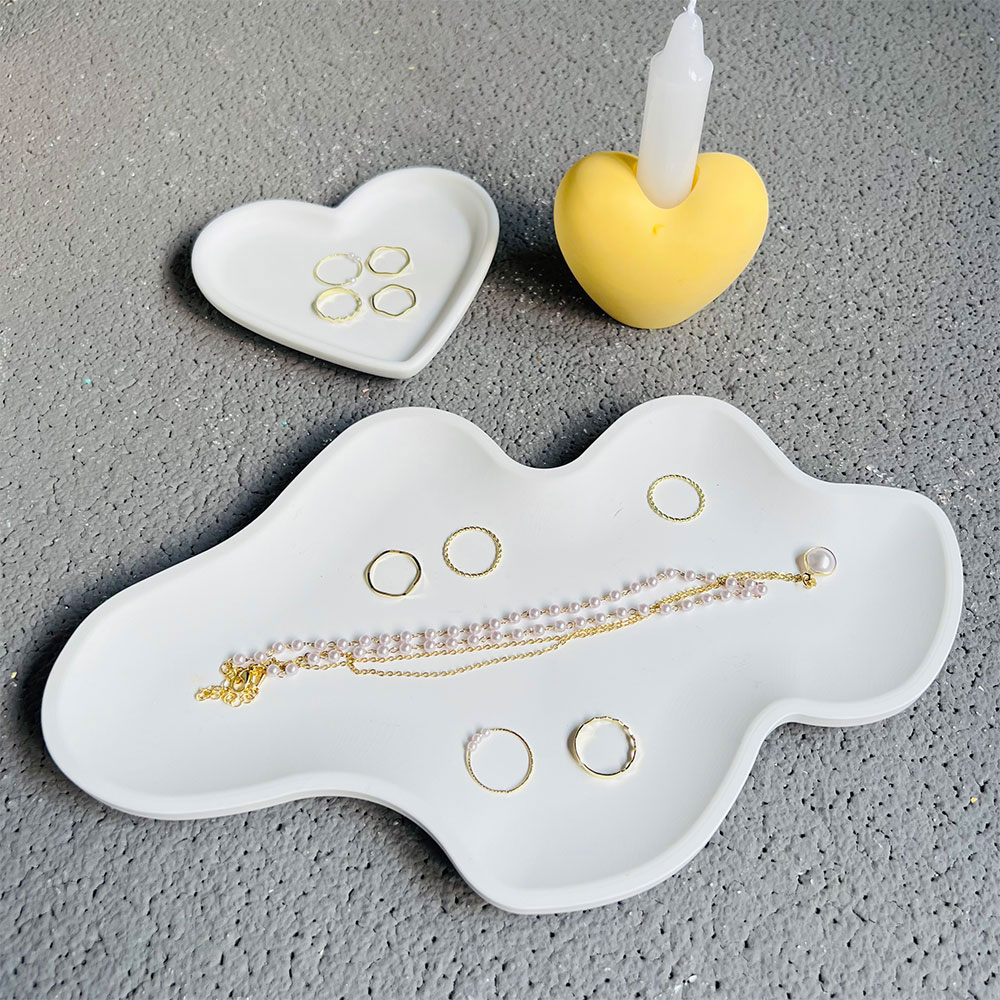 Cloud Storage Tray Concrete Mo - Resin Art Ocean review and price