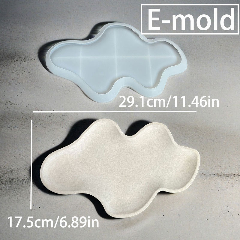 Cloud Storage Tray Concrete Mo - Resin Art Ocean review and price