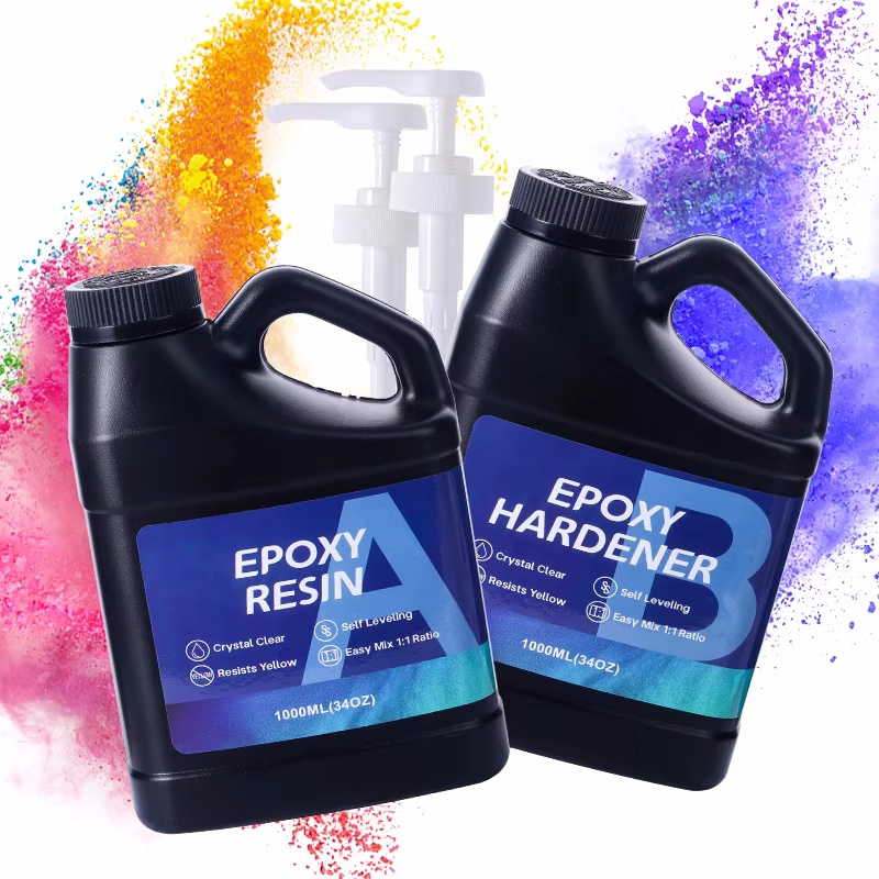 2000ML Epoxy Resin Kit 1:1 Rat - Resin Art Ratio review and price